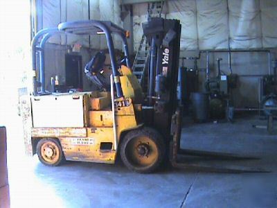 Yale electric forklift 15,000 lbs. cap.