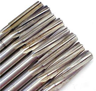 Lot of 8 hss 6 flute reamers ~ .5002