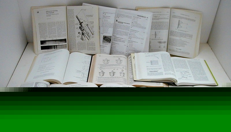 10 science books: robotics, light, apparatus, etc.(lot)