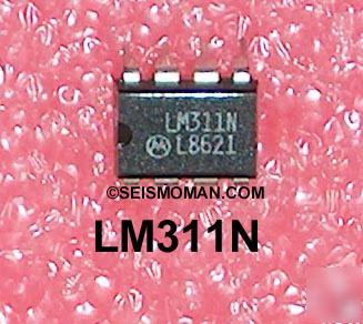 4EA motorola LM311 LM311N ic comparator 8-dip