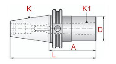 Bison cat-50 morse taper holder-#3,#4 choice