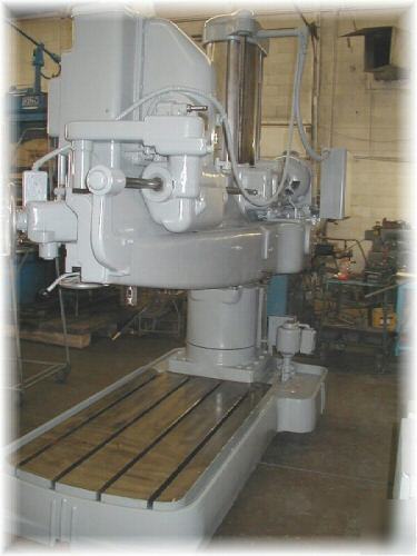 Cincinnati 5 foot x 15 inch radial drill -xlnt shape