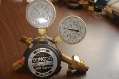 Concoa regulator heavy duty dual-stage brass barstock 