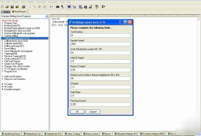 Easy cnc milling g code programming