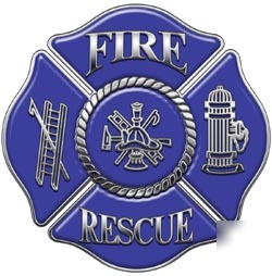 Firefighter decal reflective 6