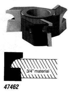 New dml door lip 3-wing carbide shaper cutter - 