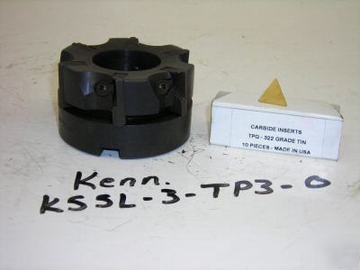 New kennametal face mill kssl-3-TP3-0 3.00'' dia. 