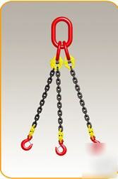 New lifting/hoist/chain sling/spreader 3LEGS x 4 ft 