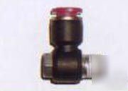 Pneumatic swivel elbow connector 3/16