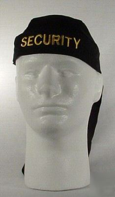 New security motorcycle durags (black) brand 