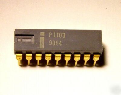 New vintage intel P1103 memory dram gold dip nos