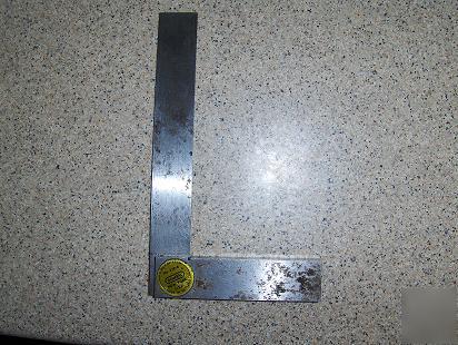 Precision instrument 6 inch machinist square tool used