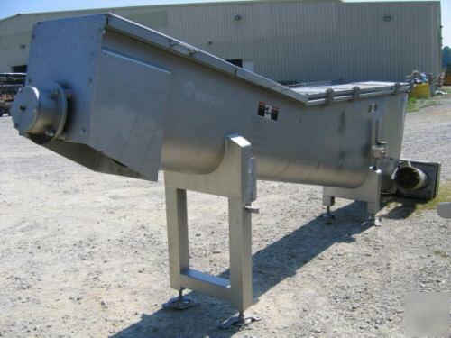 15â€ dia x 13â€™-6â€ long wolfking ss screw conveyor (4720