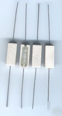 5 watt power resistors 400 ohm lot of 4 made in usa