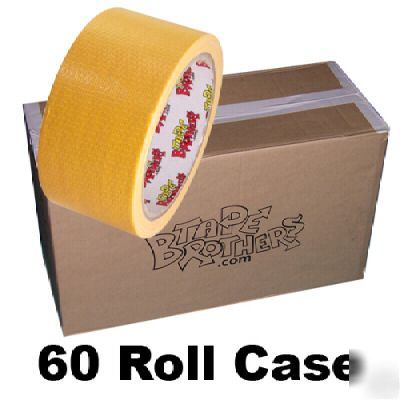 60 roll case of school bus yellow duct tape 2