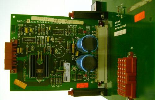 Agie dc motor driver board & wire distributor board