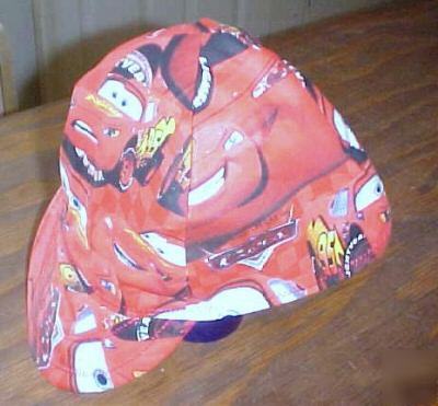 Cars the movie welding cap hat caps hats reversable