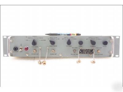Dep. of defense DA18-119-amc-858 pulse generator