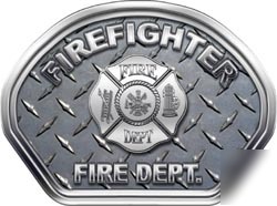Fire helmet face decal 49 reflective firefighter dp