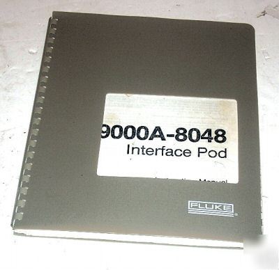 Fluke 9000A - 8048 operation & service manual