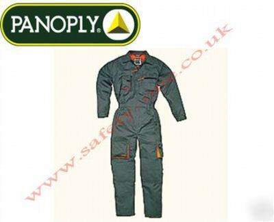 Grey overalls boilersuit, knee pad pockets xl