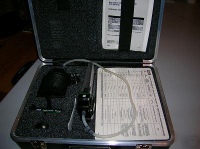 Hazmat 'msa' response kit portable instrument