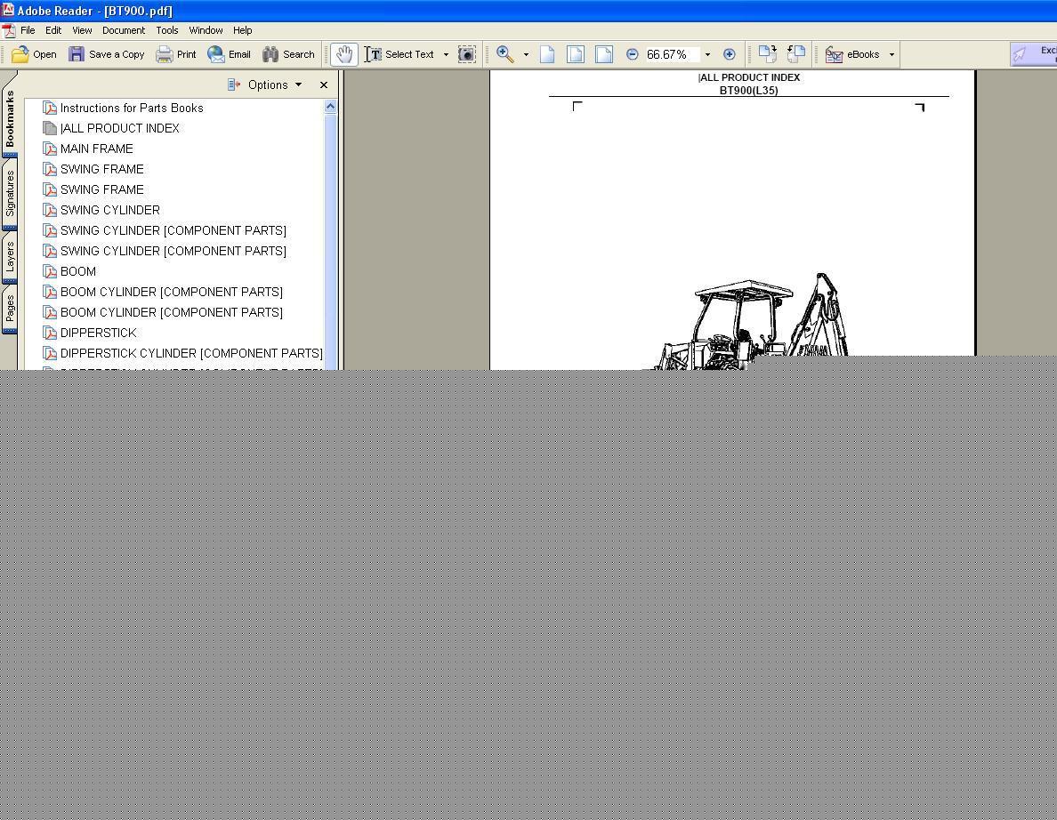 Kubota BT1100 parts manual - we have other manuals