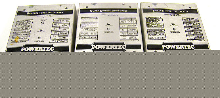 Lot 3 powertec switching dc power supply super switcher