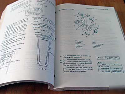 Mitsubishi MT210 MT210D MT250 MT250D service manual