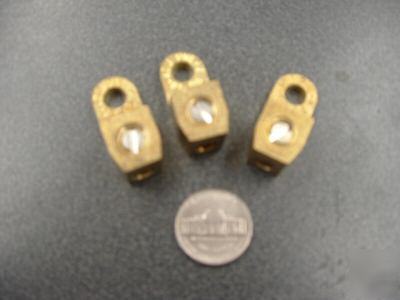 New 3 penn-union pnl-4 bronze wire connector/gnd lug 