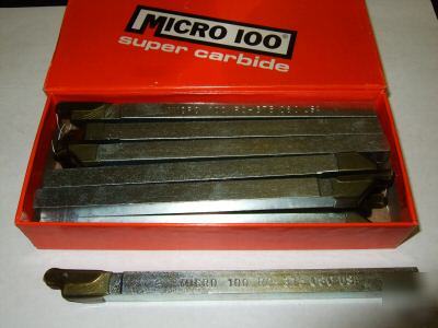 New micro 100 super carbide cutt-off tool (box of 12) 