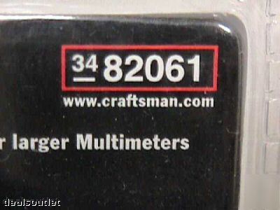 New multimeter craftsman 82061 450V ac-dc 4000 count 