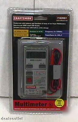 New multimeter craftsman 82061 450V ac-dc 4000 count 