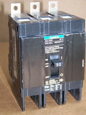 New siemens BQD390 3POLE 90AMP 480V circuit breaker 