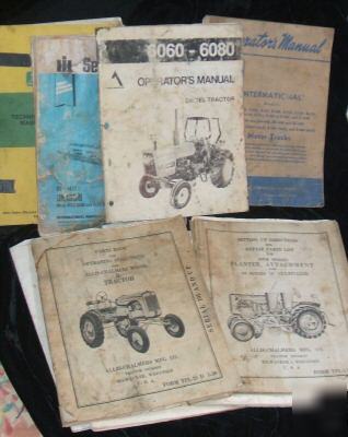 Old john deere, allis-chalmers, ih tractor, etc manuals