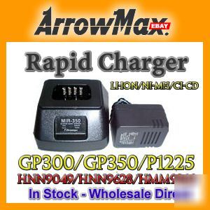Rapid charger for motorola GP300/P1225/P110/GP350 radio