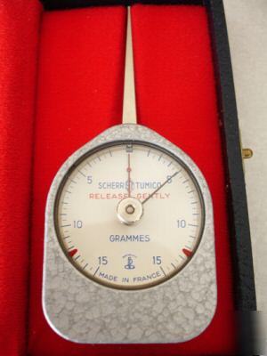 Sherr tumico precision dial dynamometer (15-gram)