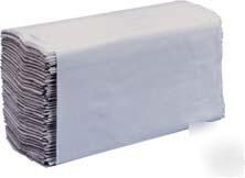 White c-fold towels - 150 towels per bundle