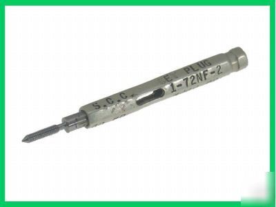 #1-72 nf-2 go set plug thread gage - size control.