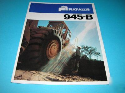 1974 fiat-allis 945-b wheel loader catalogs