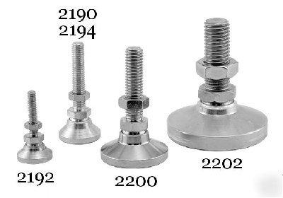 8020 deluxe 5/16-18 leveling foot 10 & 15 s 2194 n