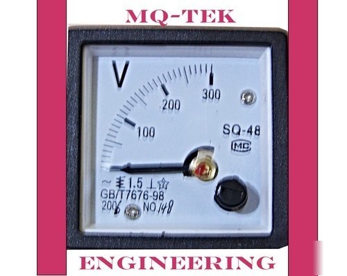 Ac 300V analog panel meter voltage volt meter voltmeter
