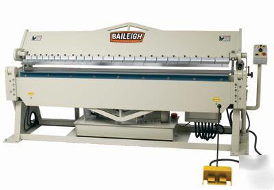 Baileigh bb-9612H hydraulic 8' 12 ga box & pan brake 