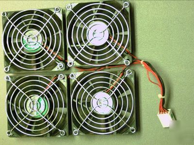 Lot of 4 nidec betav fans TA350DC model M33910-16 24V