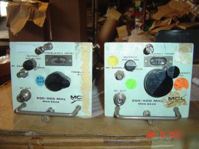 Mcl rf power signal generator plug in 200-500 mhz 6049