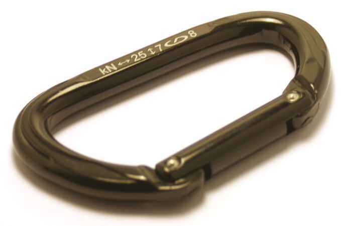 New tactical sporting six carabiners climbing black 