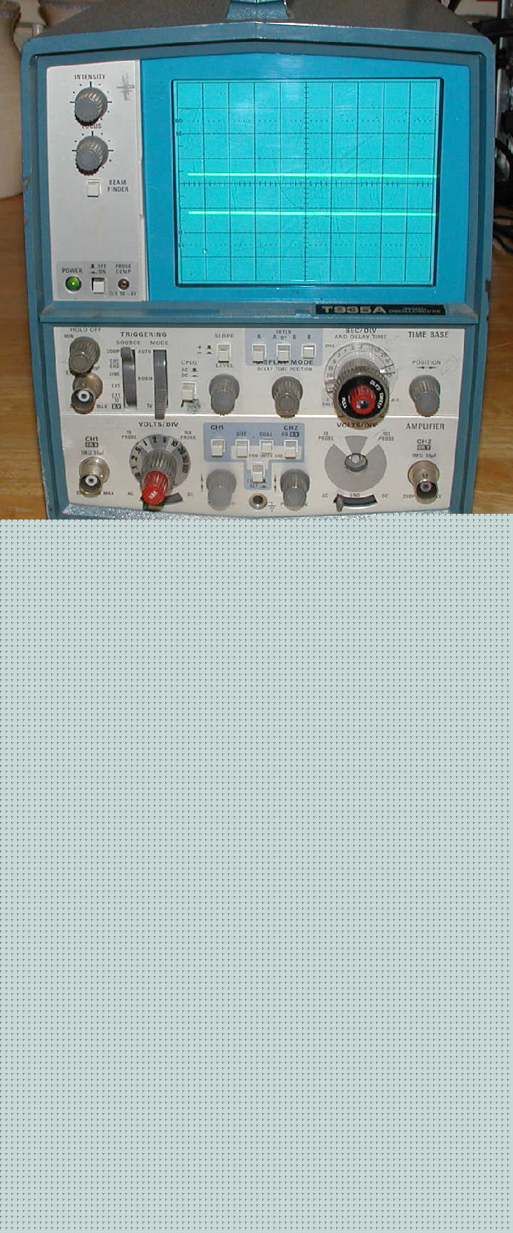 Tektronix T935A 35 mhz oscilloscope dual trace