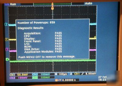 Tektronix TDS3054 - 500MHZ, 4 chnl digital oscilloscope