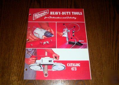 1973 milwaukee h.d. tools catalog 473, contractors