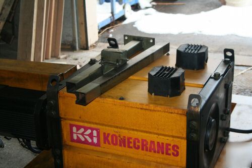 1999 10 ton kone crane electric hoist overhead crane